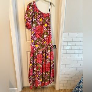 SWF Floral One Shoulder Maxi